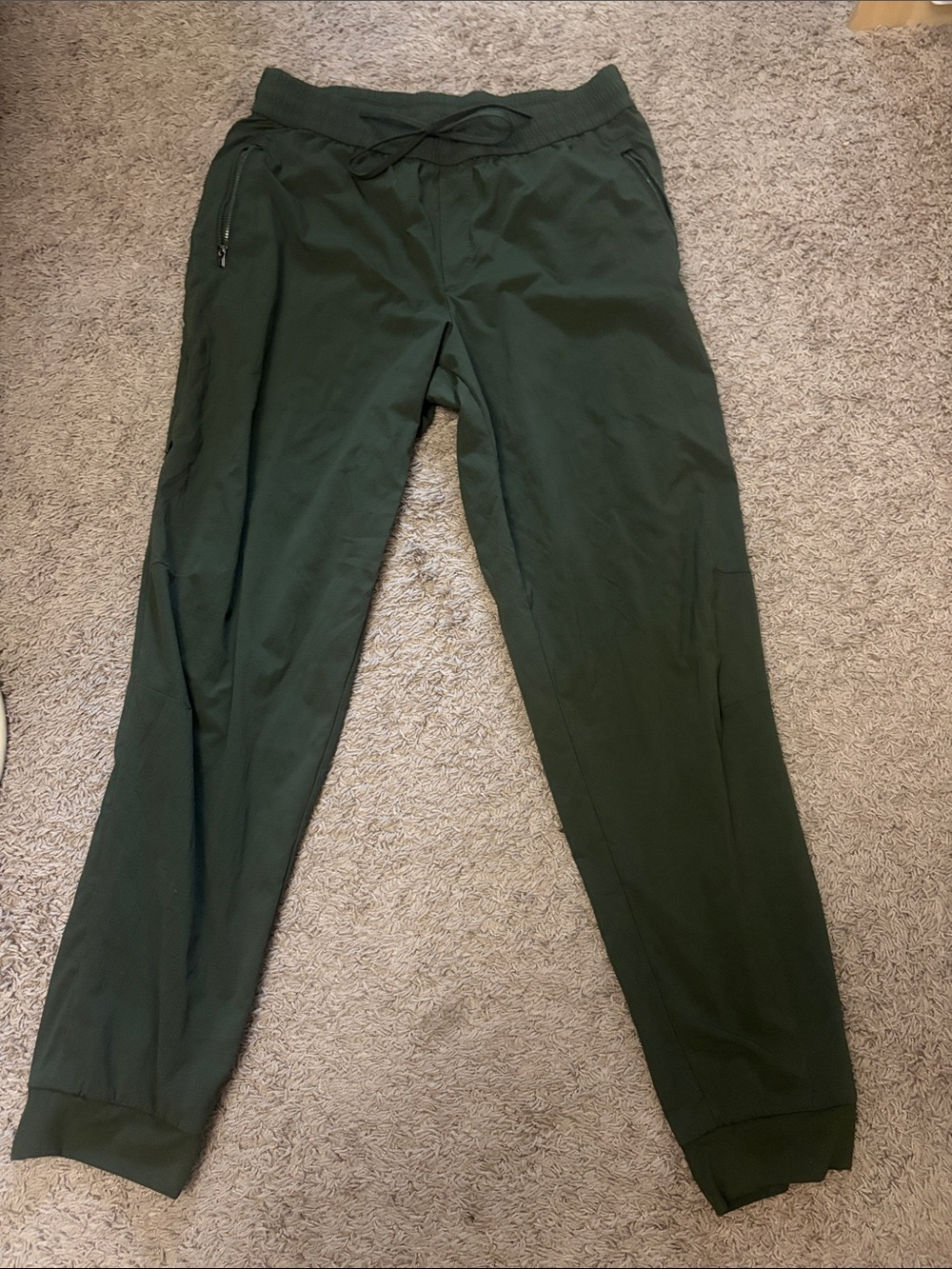 Athleta Dark Green Track Joggers